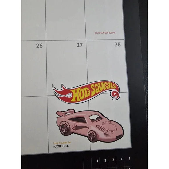 CISCO SNORT Calendar 2024 Snort Pig Hock'Em Sock'Em Pigbots Funny Wall Calendar - Picture 10 of 12